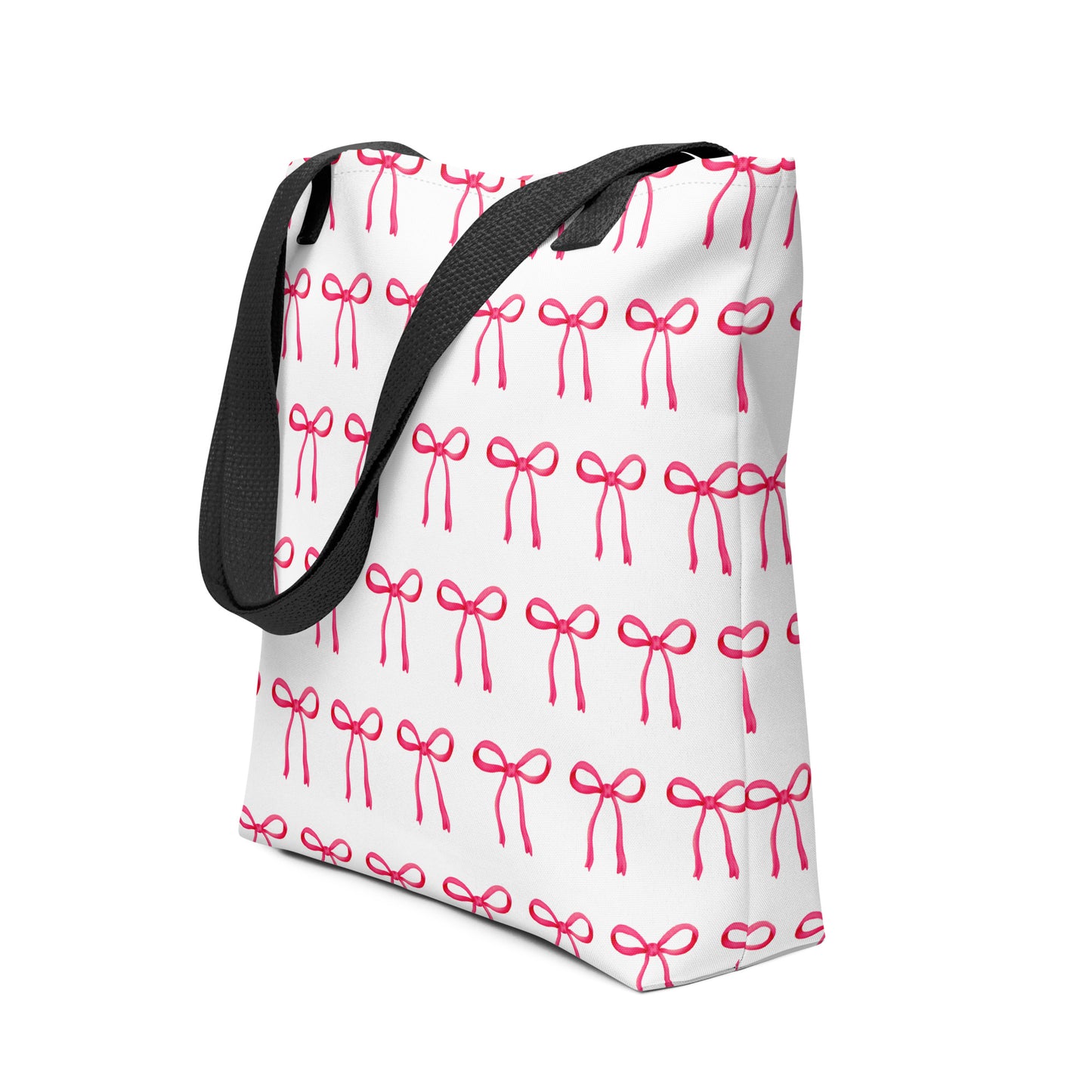 Magenta Ribbon Bow - Tote bag