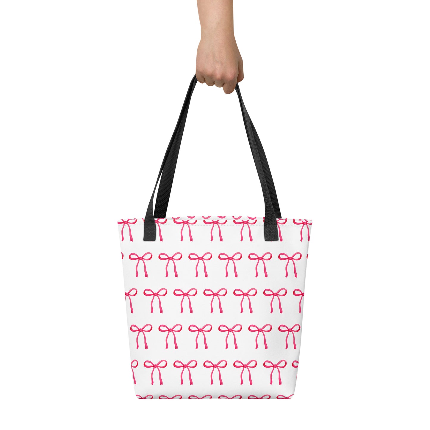 Magenta Ribbon Bow - Tote bag