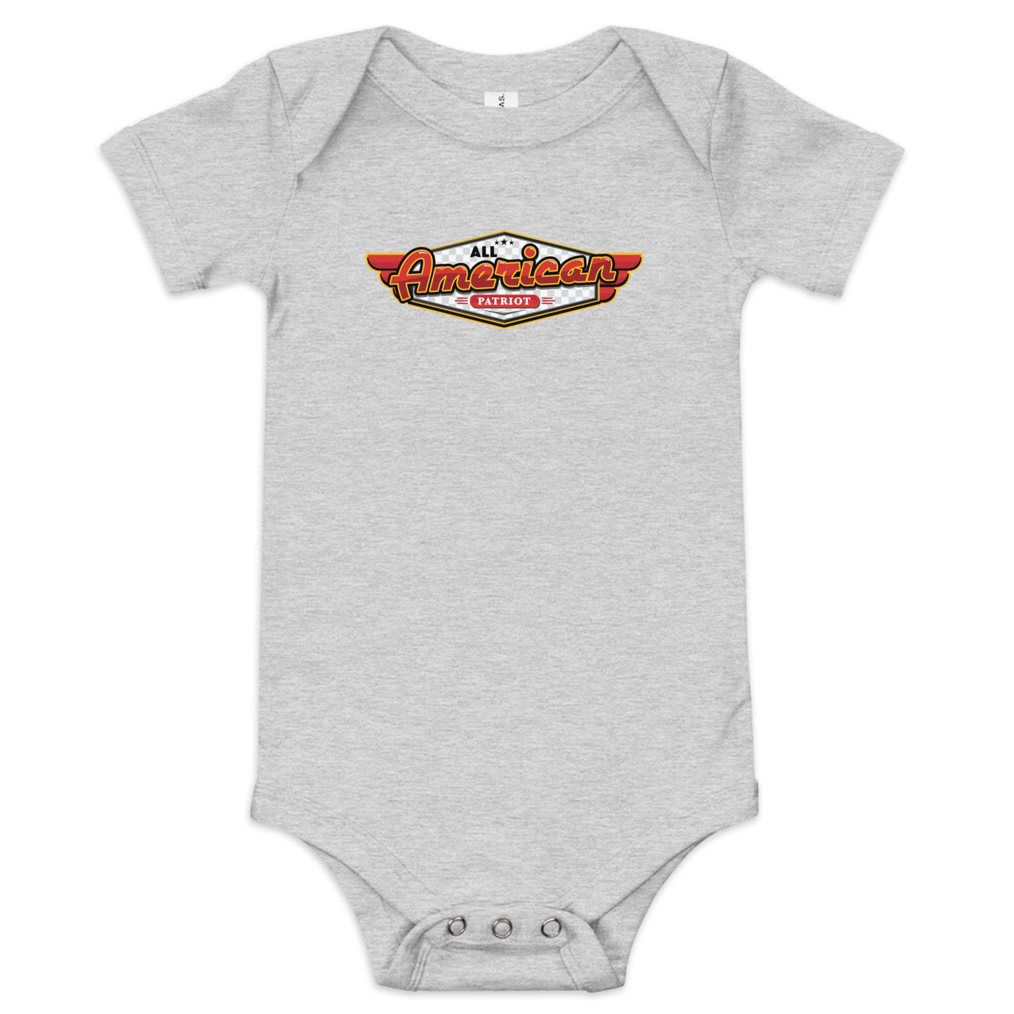 American Patriot- Baby short sleeve one piece