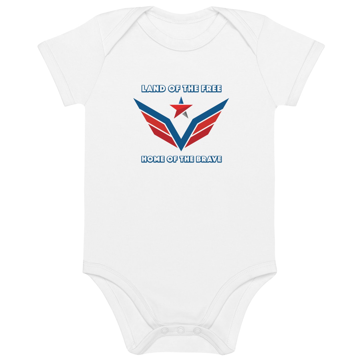 Brave Wings- Organic cotton baby bodysuit