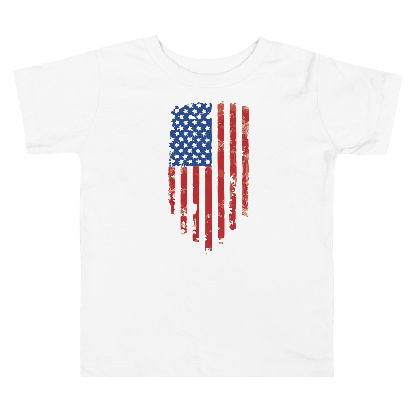 Tattered U.S. Flag- Toddler Short Sleeve Tee