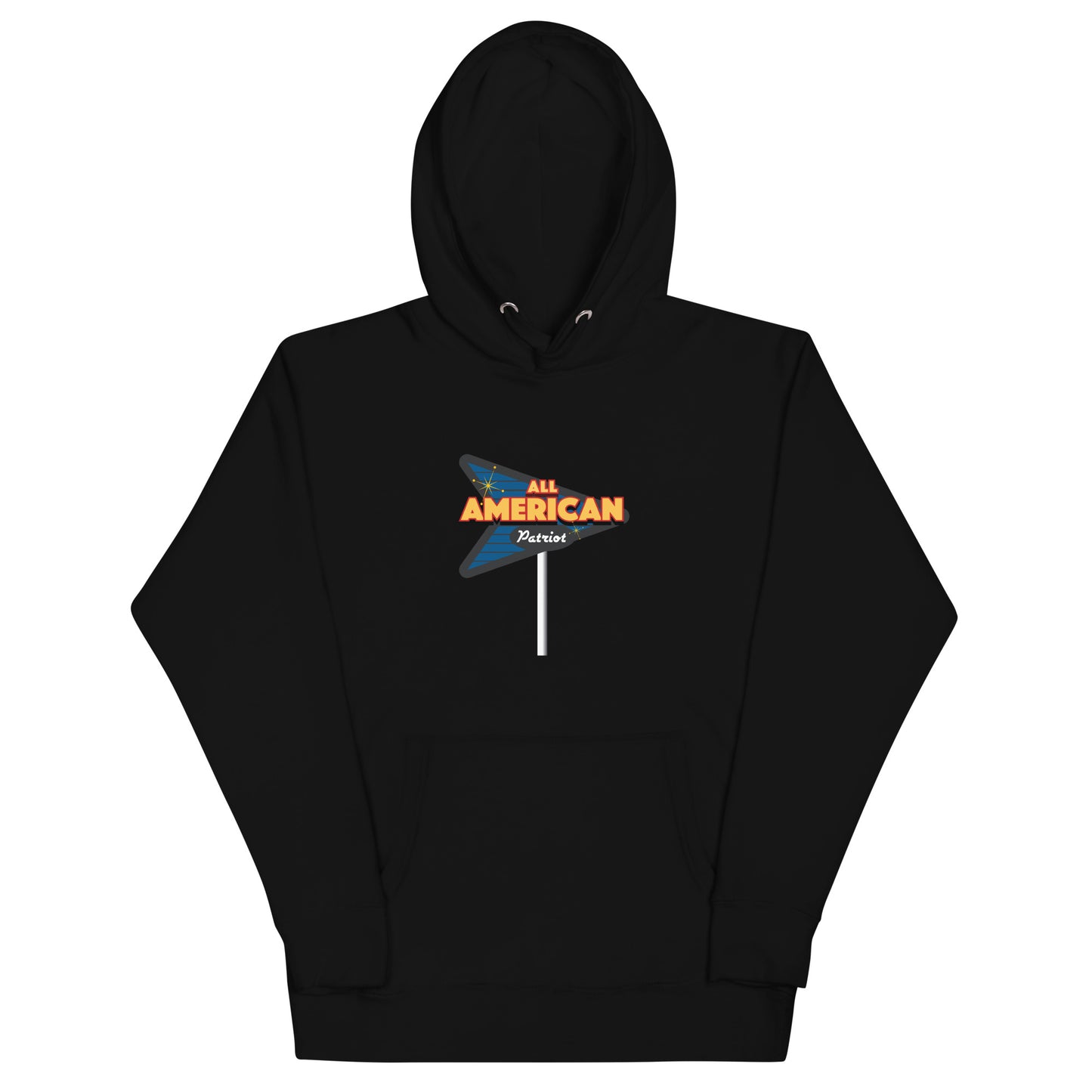 All-American Retro Sign- Unisex Hoodie