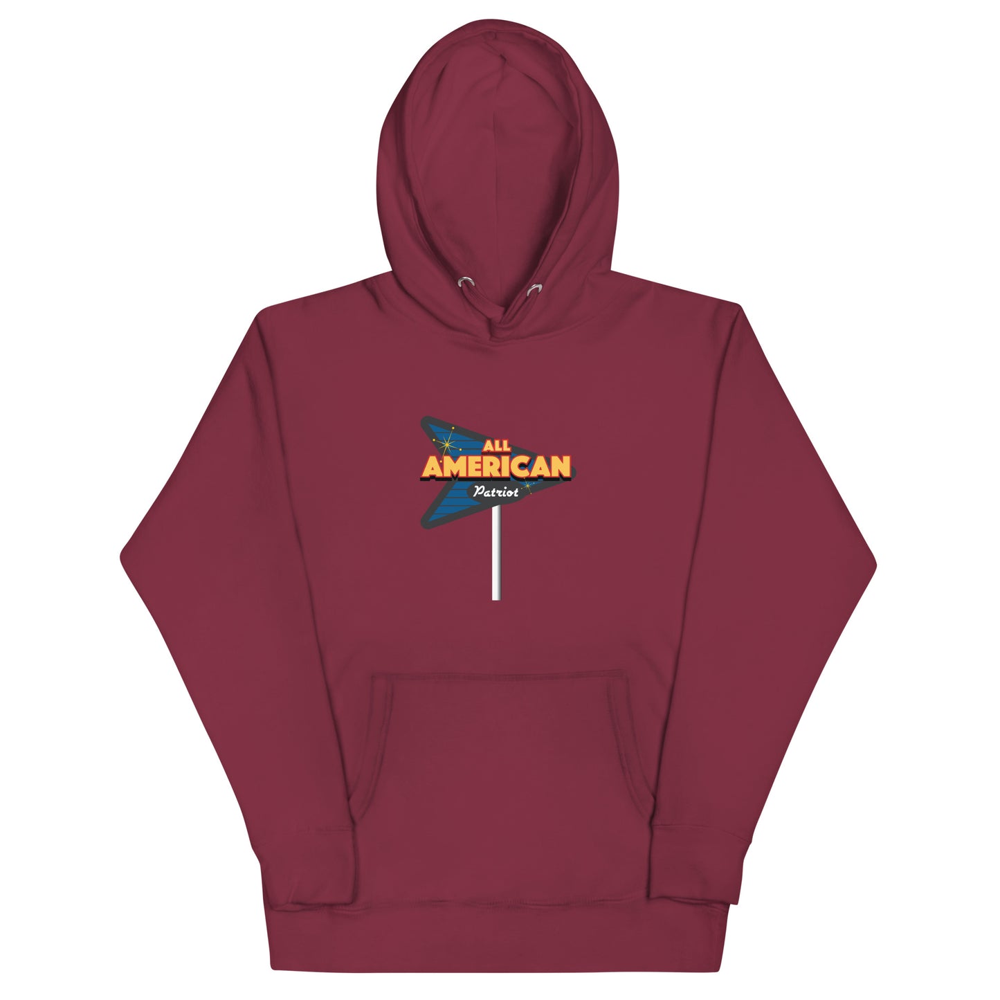 All-American Retro Sign- Unisex Hoodie