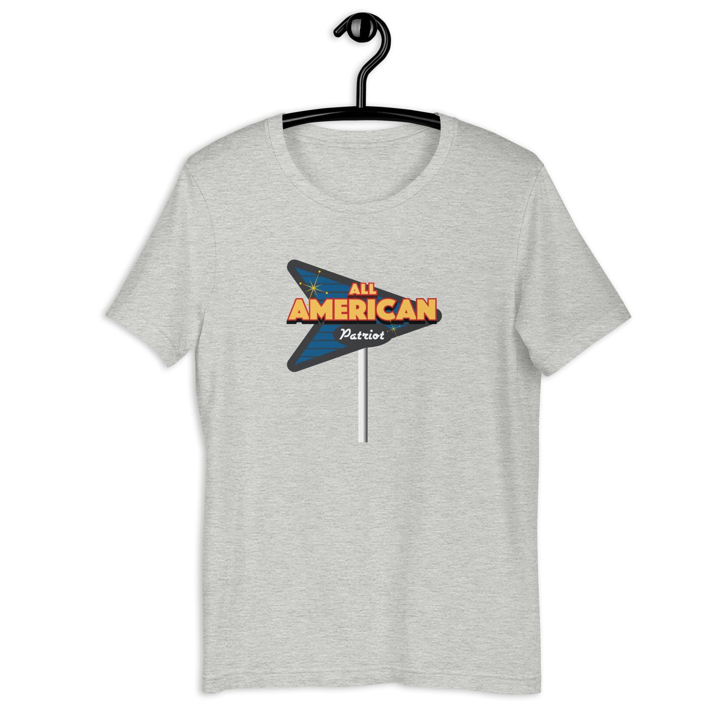 All American Retro Sign- Unisex t-shirt