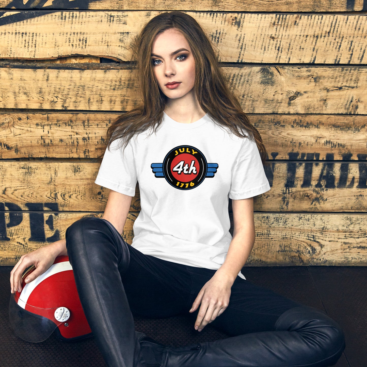 July 4th 1776 Retro Sign- Unisex t-shirt