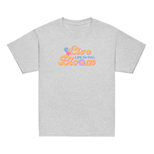 Live Life In Full Bloom - Youth classic tee