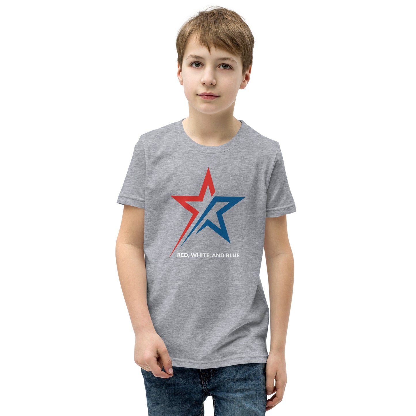 Red, White & Blue- Youth Short Sleeve T-Shirt