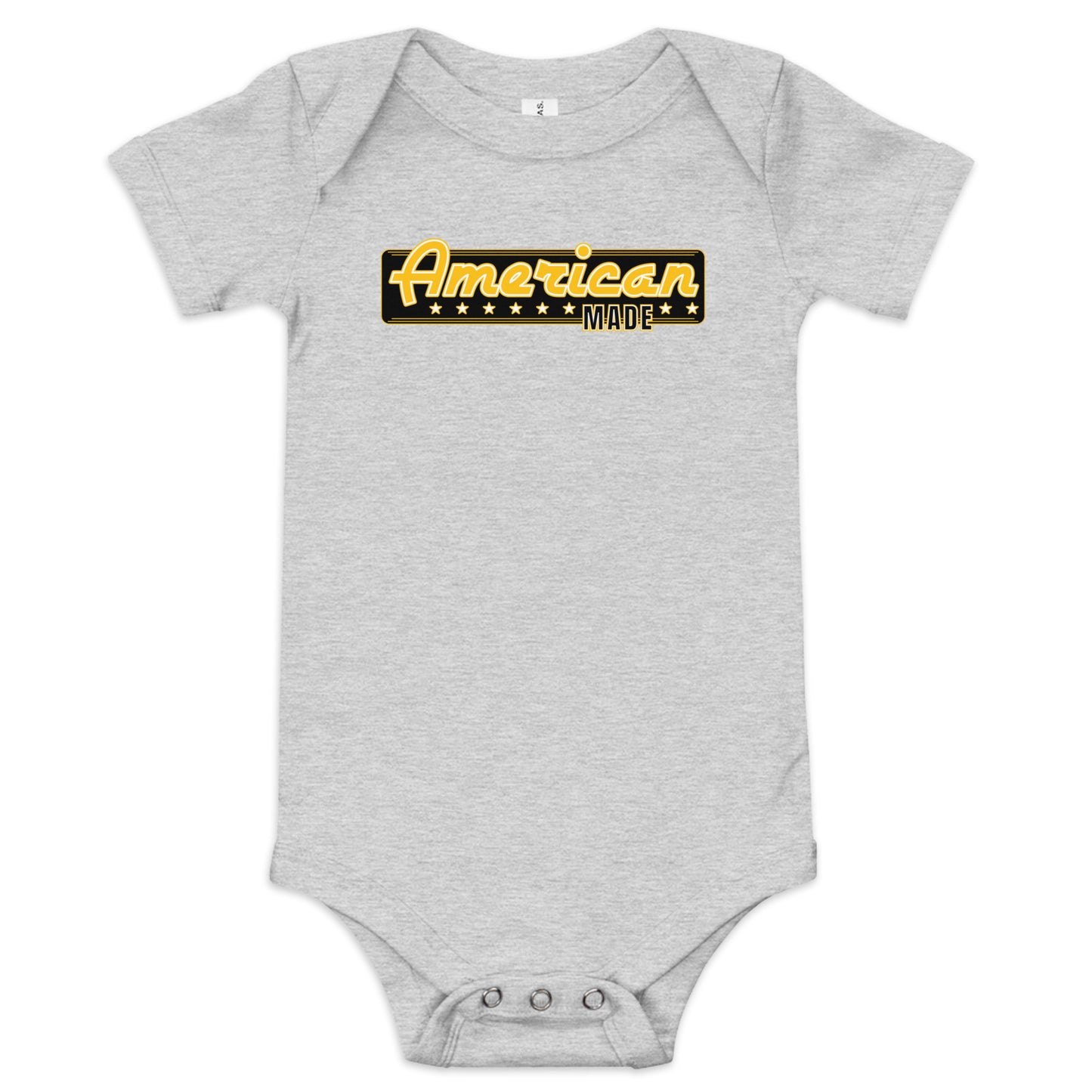 American Made- Baby short sleeve one piece