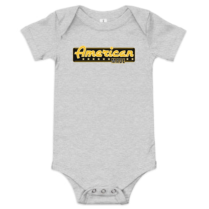 American Made- Baby short sleeve one piece