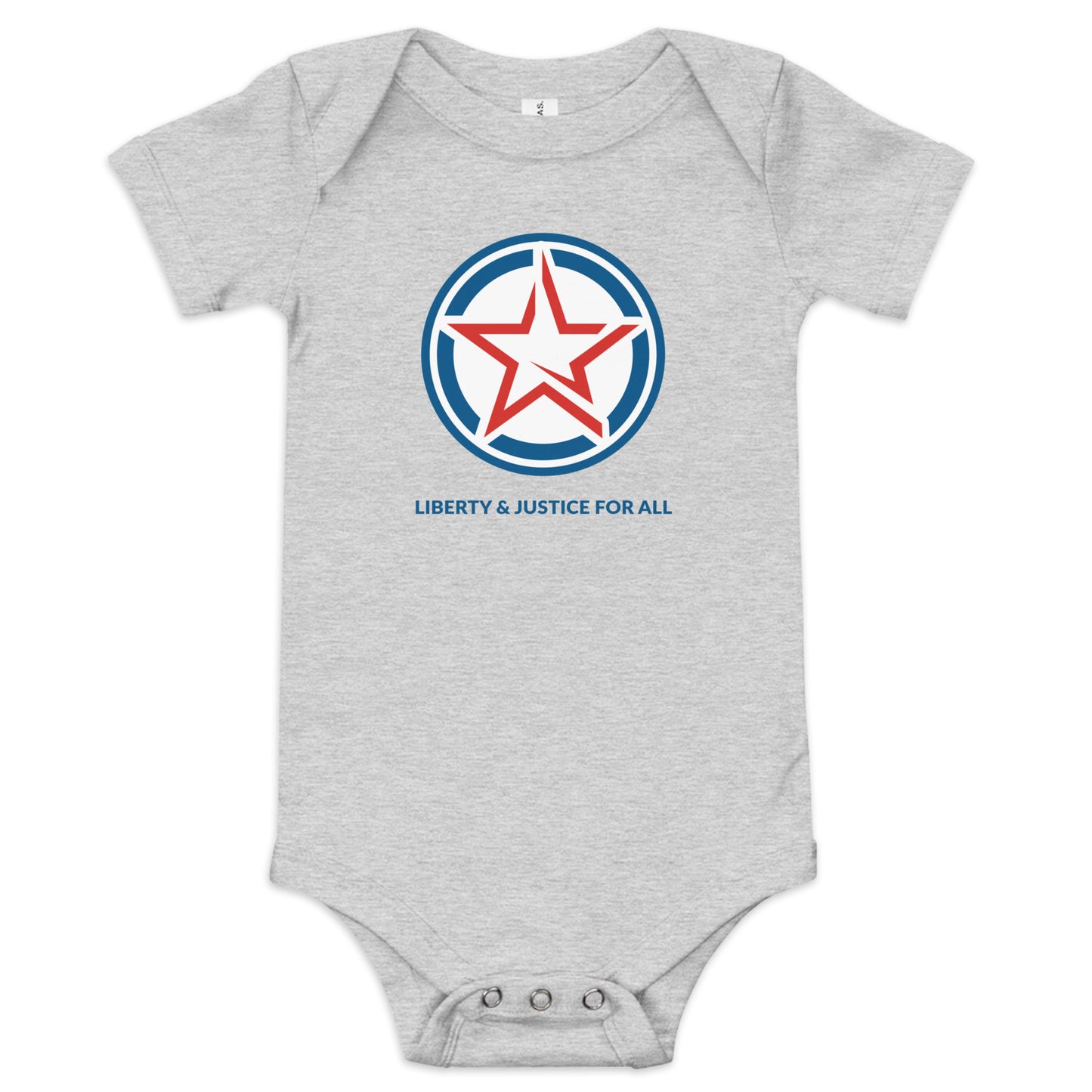 Liberty & Justice For All- Baby short sleeve one piece