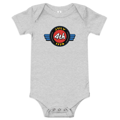 July 4th 1776- Baby short sleeve one piece