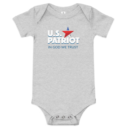 U.S Patriot- In God We Trust- Baby short sleeve one piece