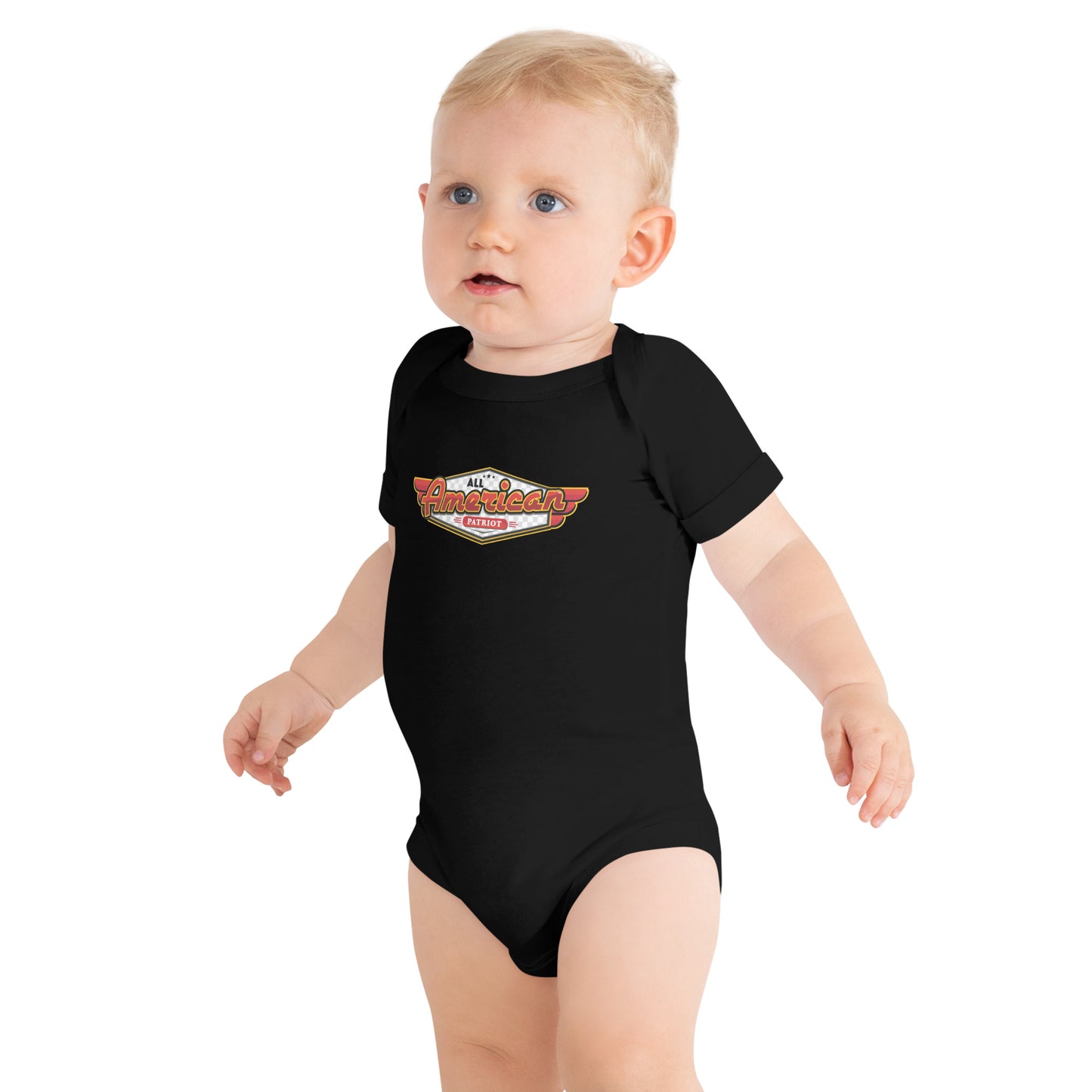 American Patriot- Baby short sleeve one piece