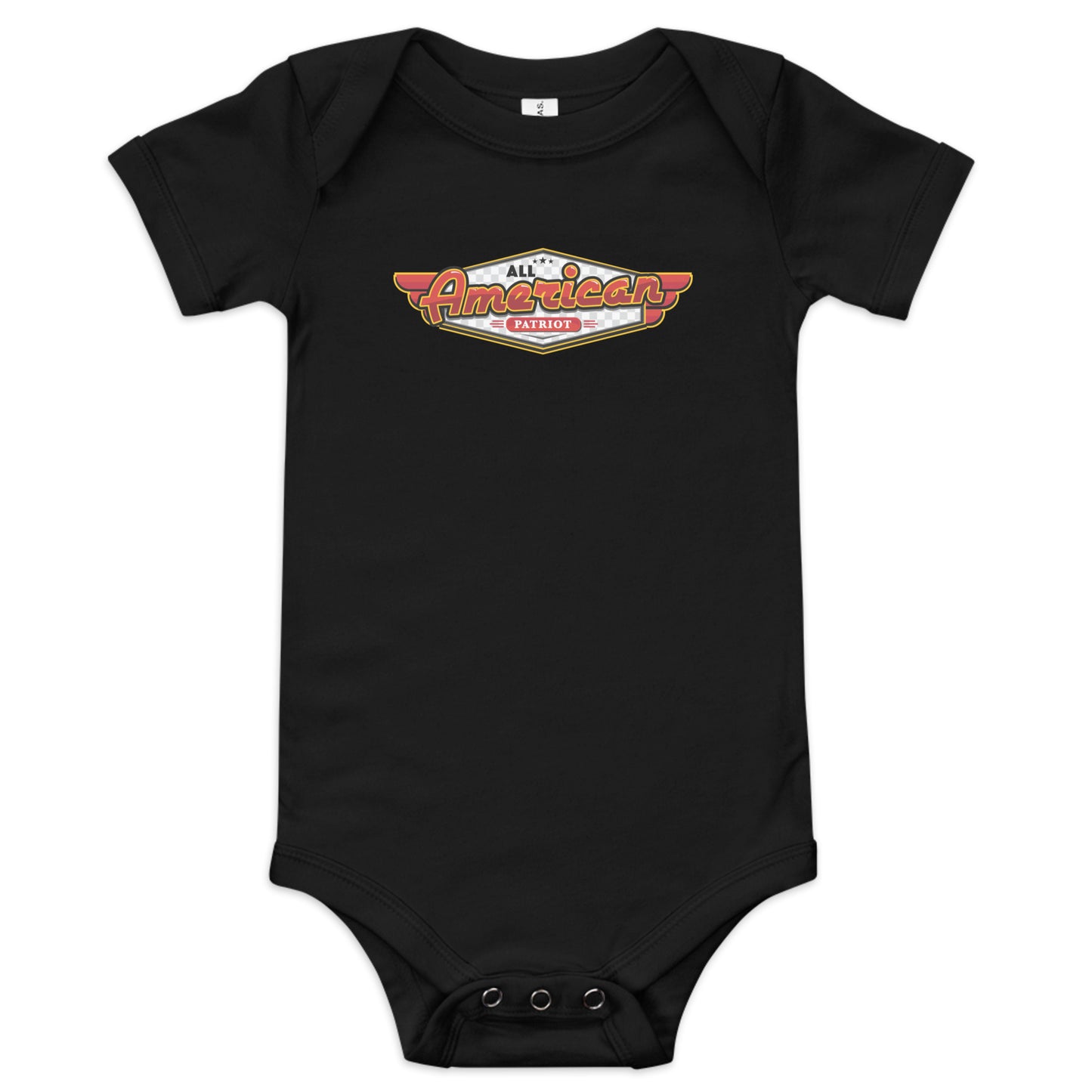 American Patriot- Baby short sleeve one piece