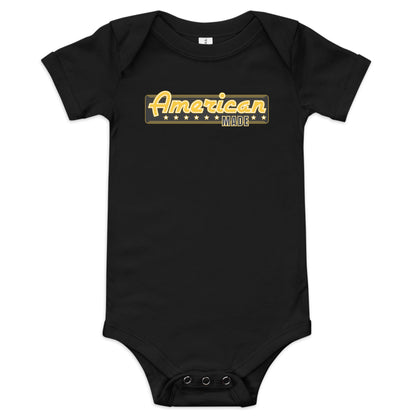 American Made- Baby short sleeve one piece