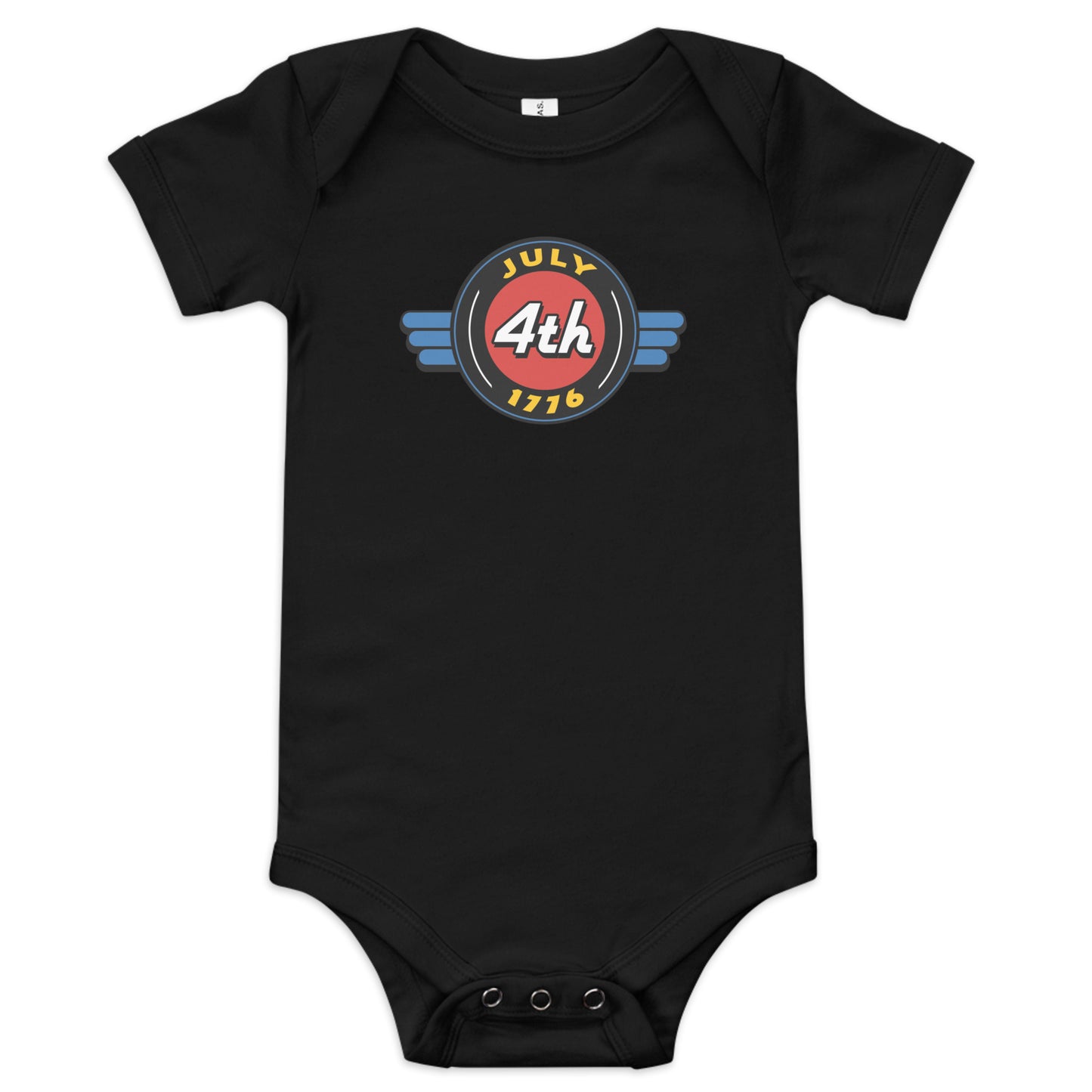 July 4th 1776- Baby short sleeve one piece