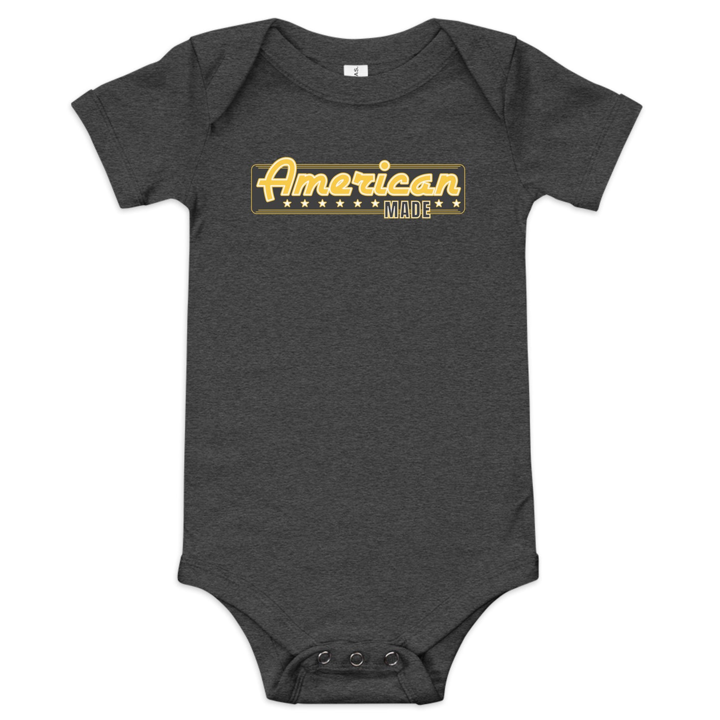 American Made- Baby short sleeve one piece