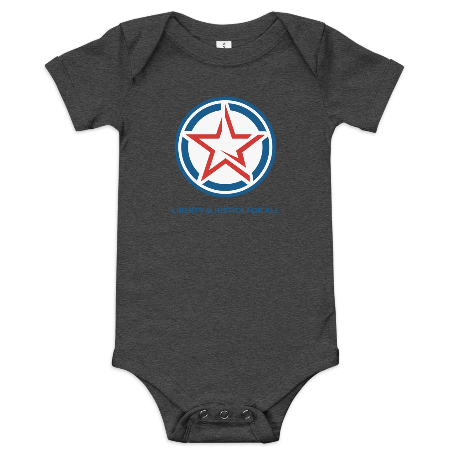 Liberty & Justice For All- Baby short sleeve one piece