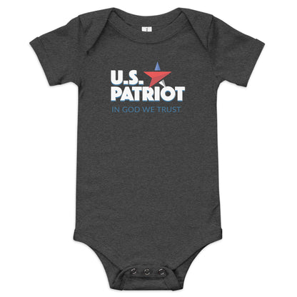 U.S Patriot- In God We Trust- Baby short sleeve one piece