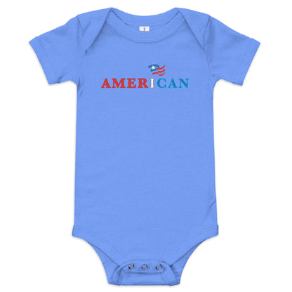 Amer-I-Can- Baby short sleeve one piece