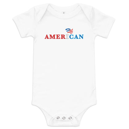 Amer-I-Can- Baby short sleeve one piece