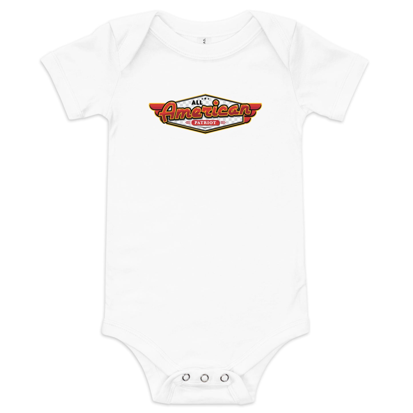 American Patriot- Baby short sleeve one piece