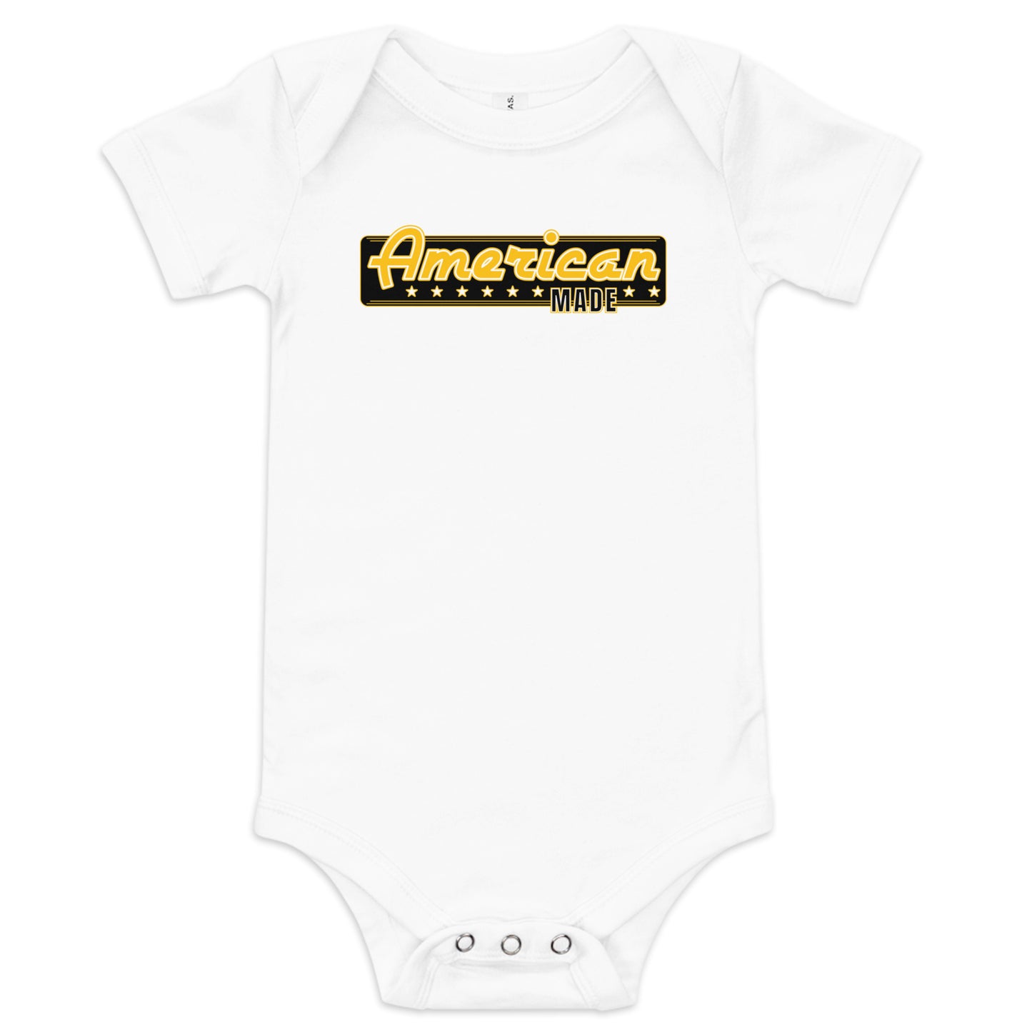 American Made- Baby short sleeve one piece