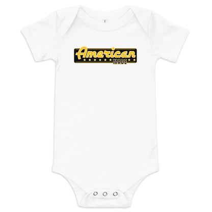 American Made- Baby short sleeve one piece