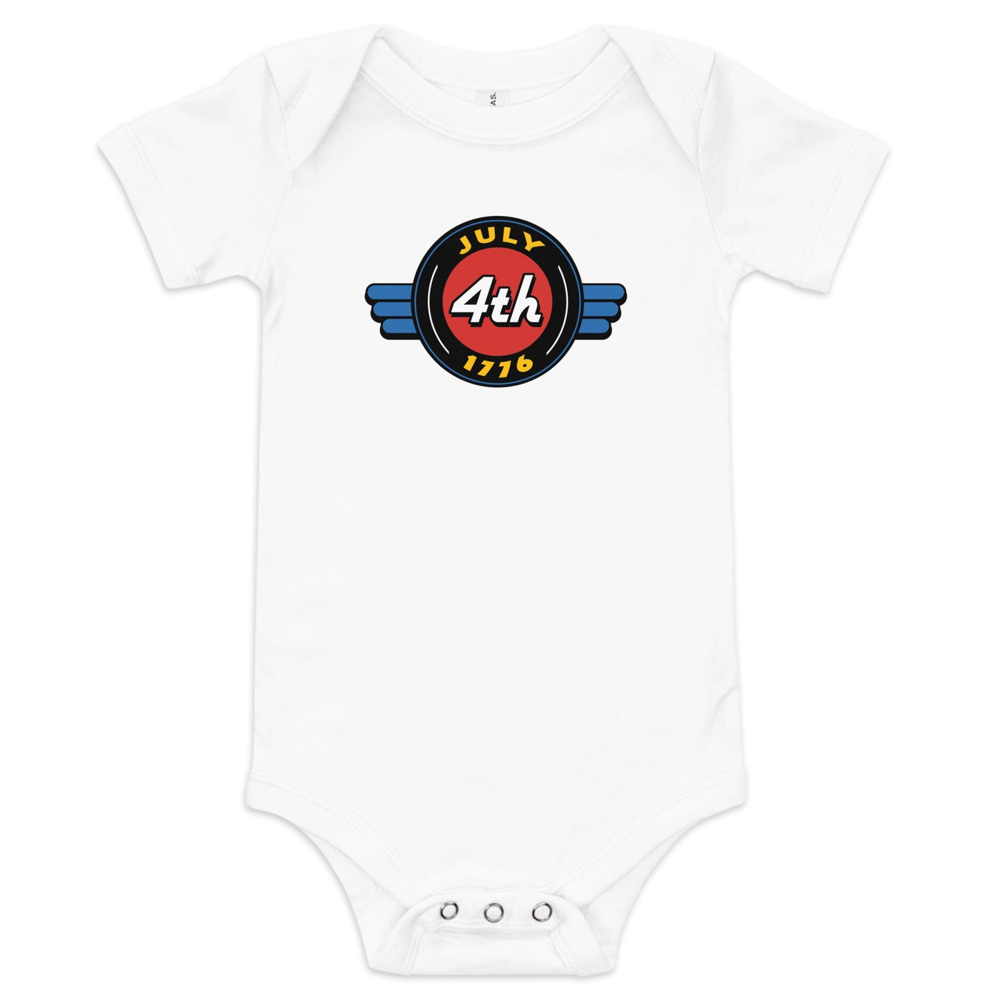 July 4th 1776- Baby short sleeve one piece