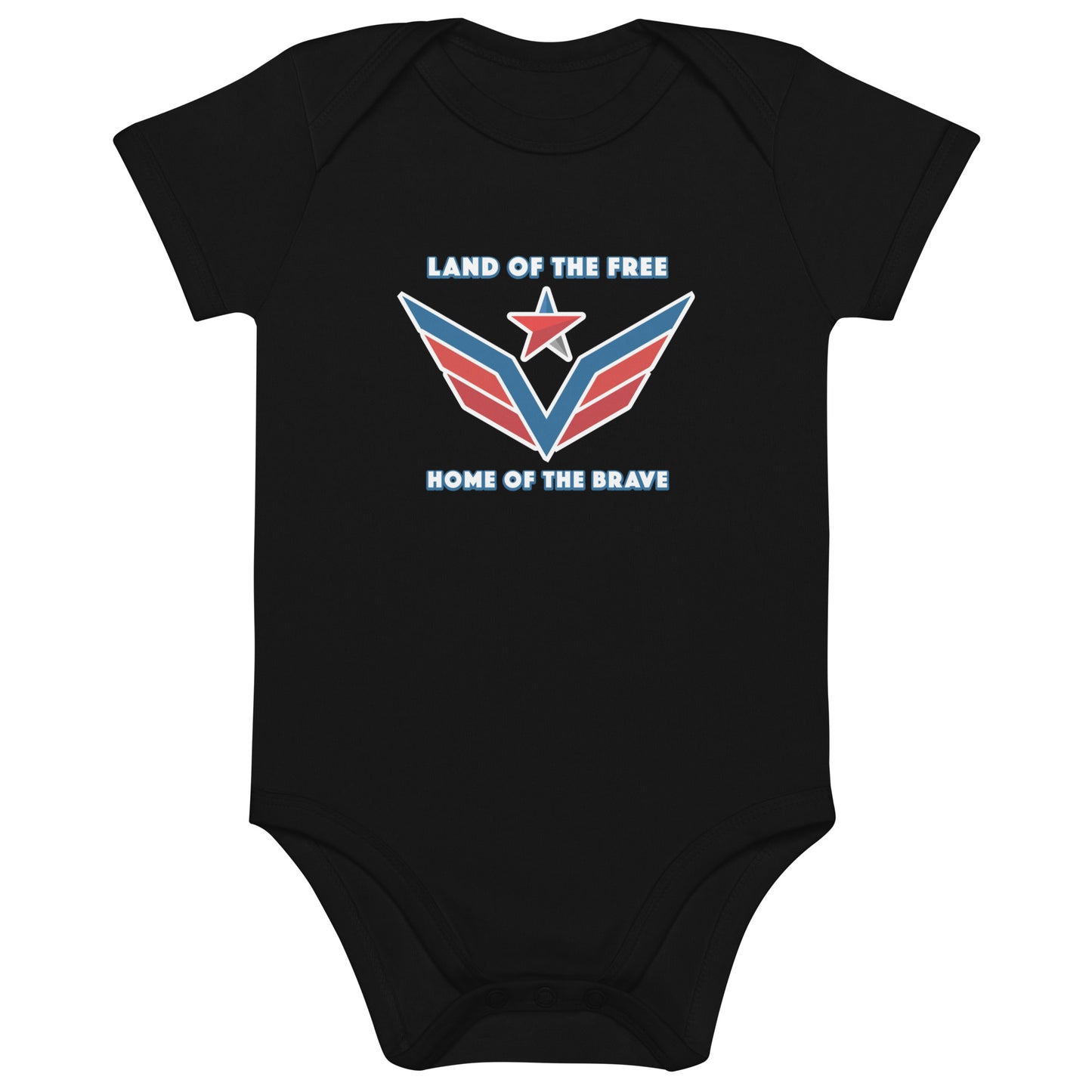 Brave Wings- Organic cotton baby bodysuit