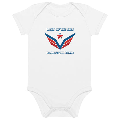 Brave Wings- Organic cotton baby bodysuit