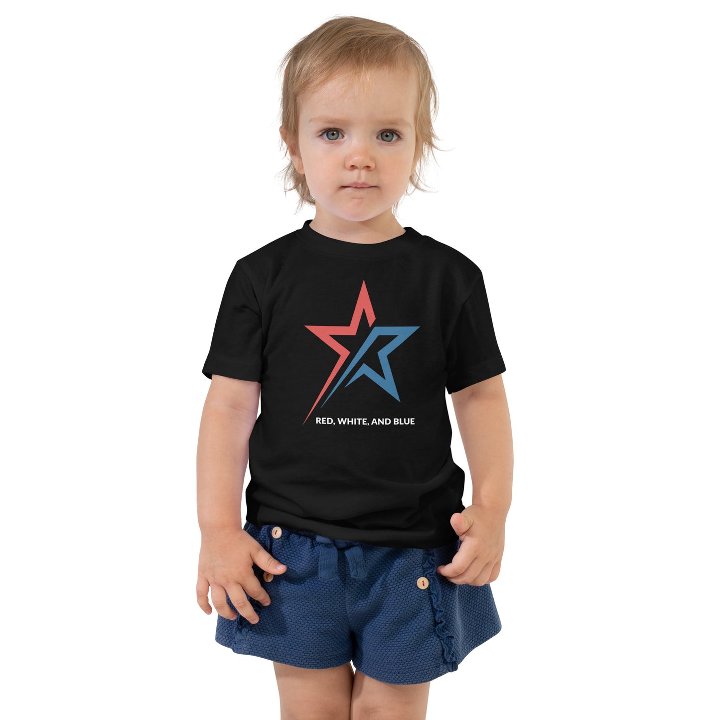 Red, White & Blue- Toddler Short Sleeve Tee