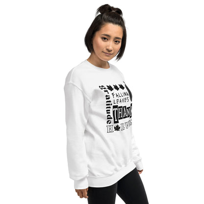 Fall Collage- White- Unisex Sweatshirt