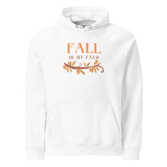 Fall Is My Fave - Branch - Unisex eco raglan hoodie