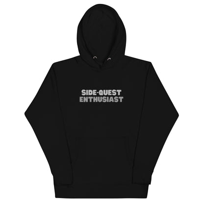 Side-Quest Enthusiast Gray - Unisex Hoodie