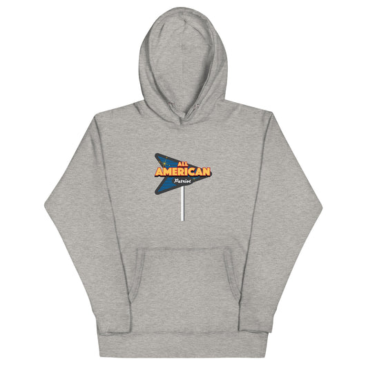 All-American Retro Sign- Unisex Hoodie