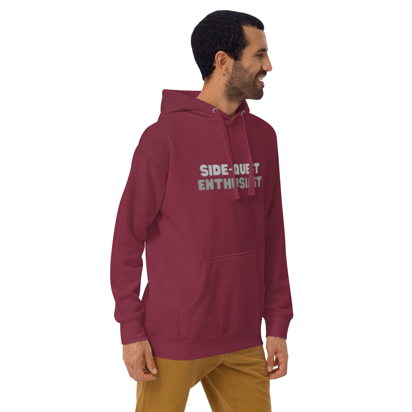 Side-Quest Enthusiast Gray - Unisex Hoodie