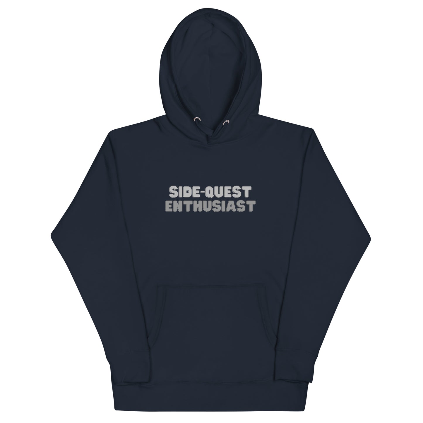 Side-Quest Enthusiast Gray - Unisex Hoodie