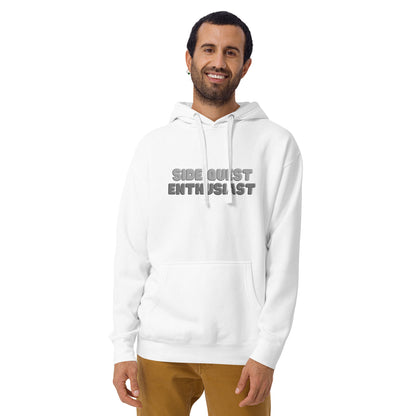 Side-Quest Enthusiast Gray - Unisex Hoodie