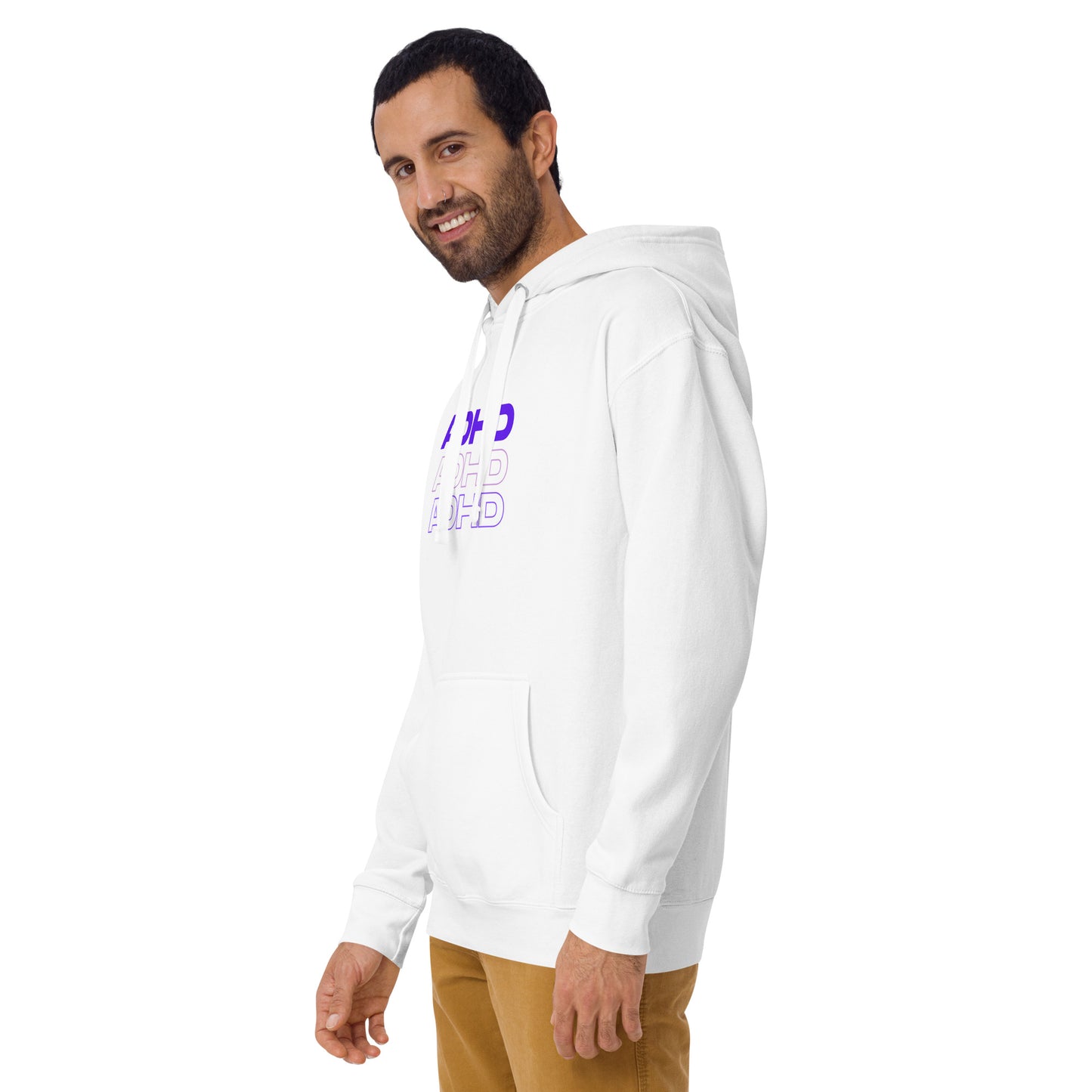 ADHD, ADHD, ADHD- Purple- Unisex Hoodie