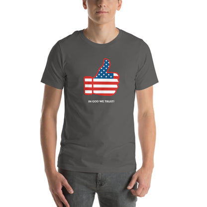 Thumbs Up- In God We Trust- Unisex t-shirt