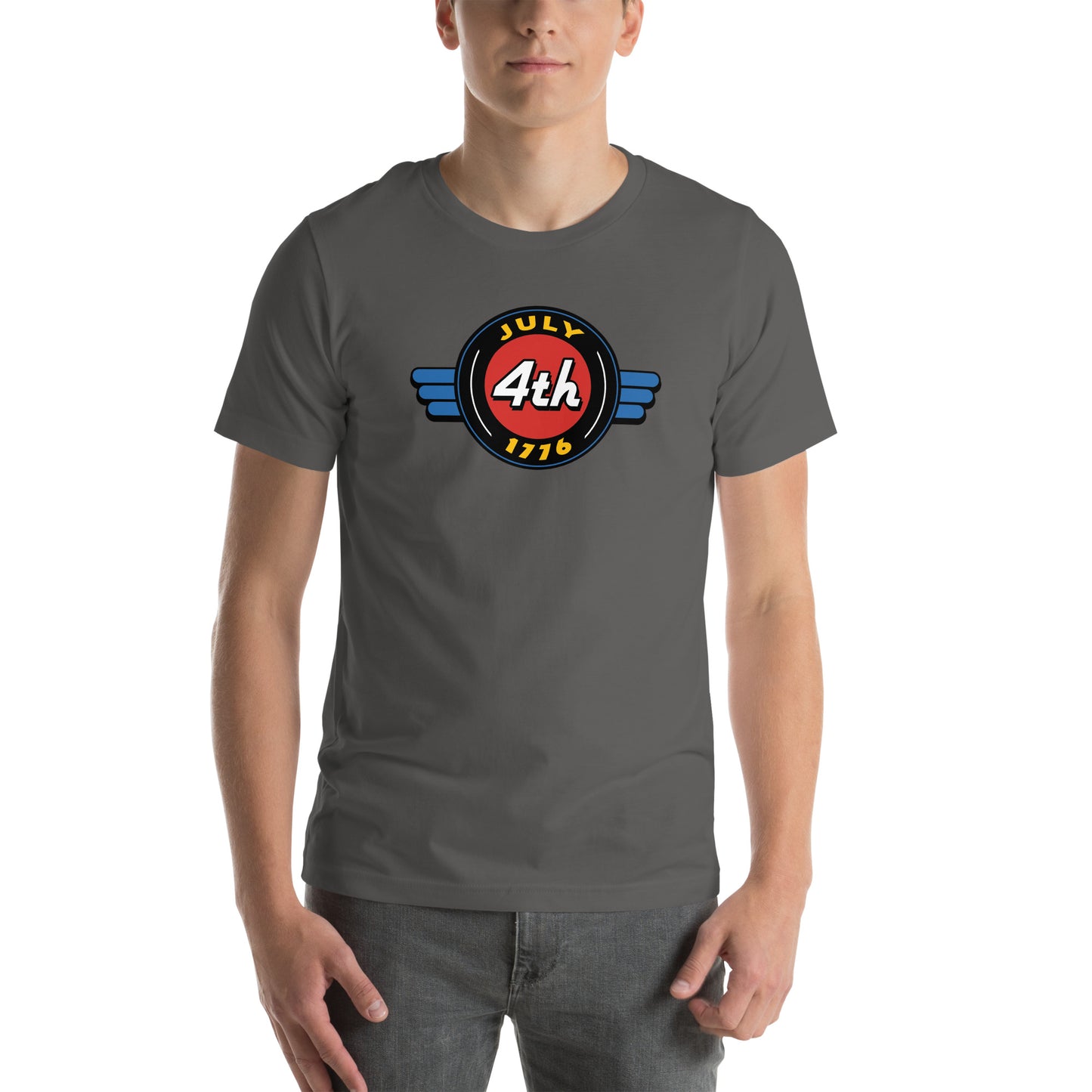 July 4th 1776 Retro Sign- Unisex t-shirt