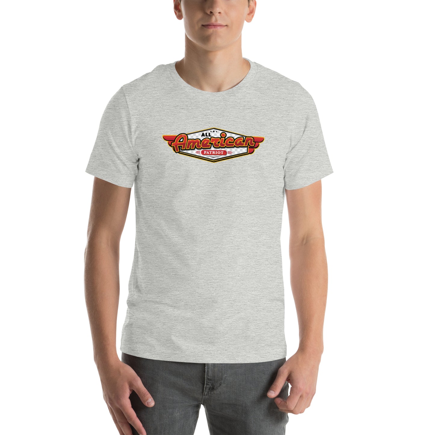 All American Patriot Retro Sign- Unisex t-shirt