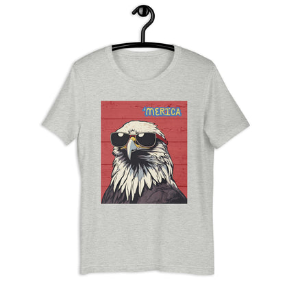 'Merica Bald Eagle- Red - Unisex t-shirt