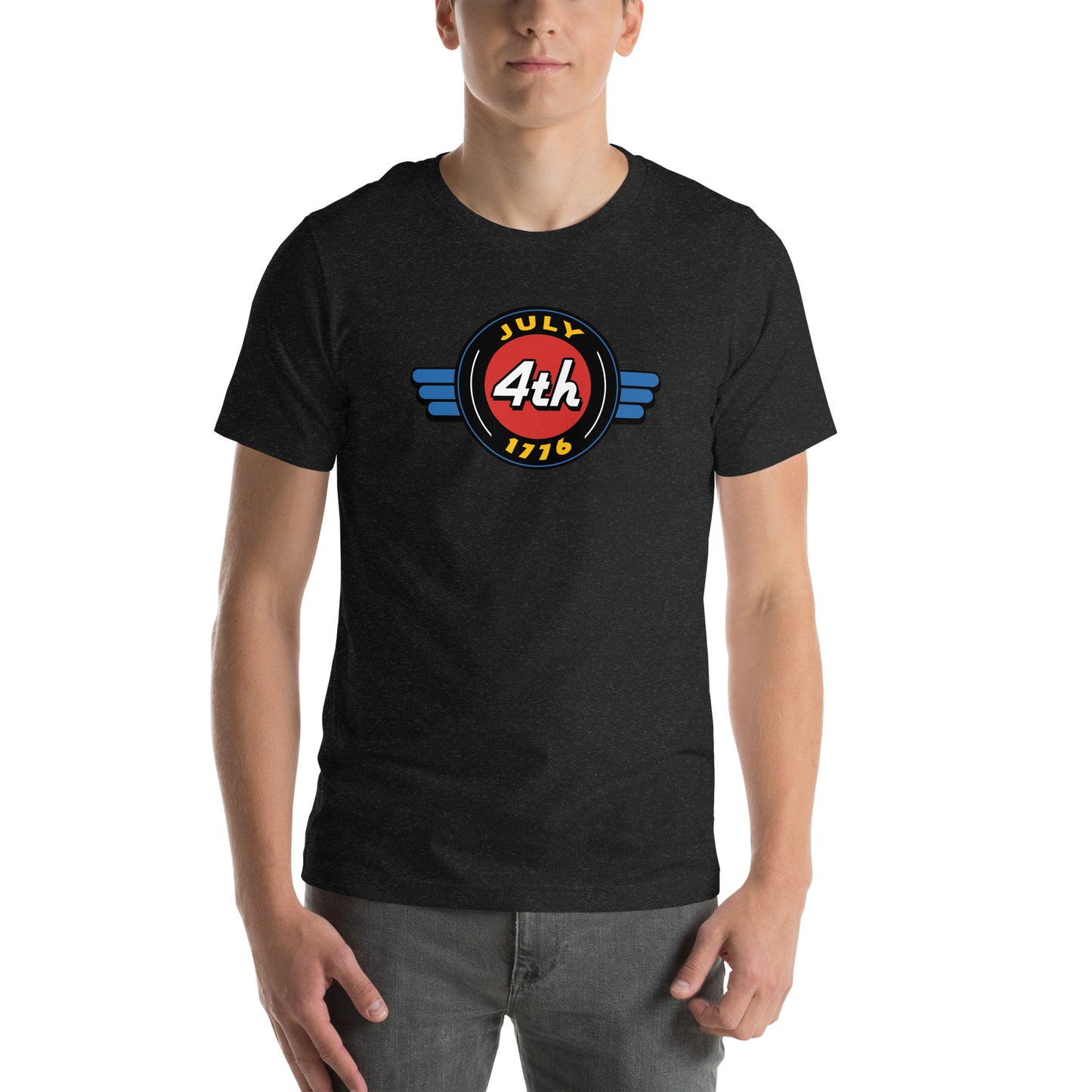 July 4th 1776 Retro Sign- Unisex t-shirt