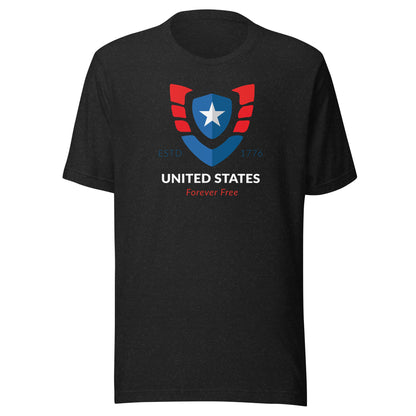 United States Forever Free 1776- Unisex t-shirt
