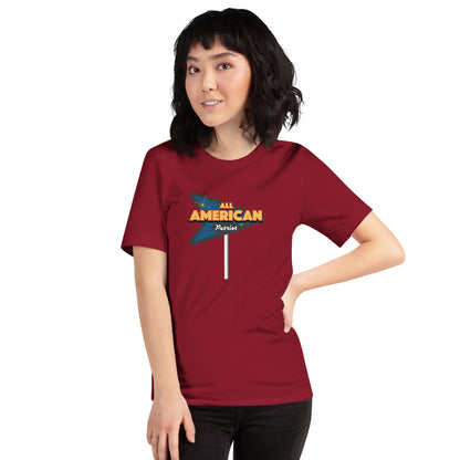 All American Retro Sign- Unisex t-shirt