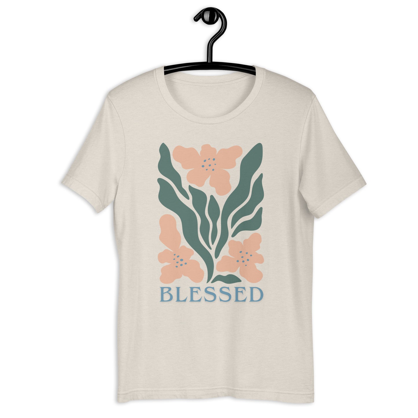 BLESSED - peach- Unisex t-shirt