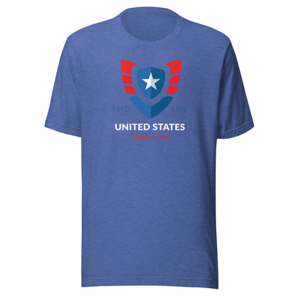 United States Forever Free 1776- Unisex t-shirt