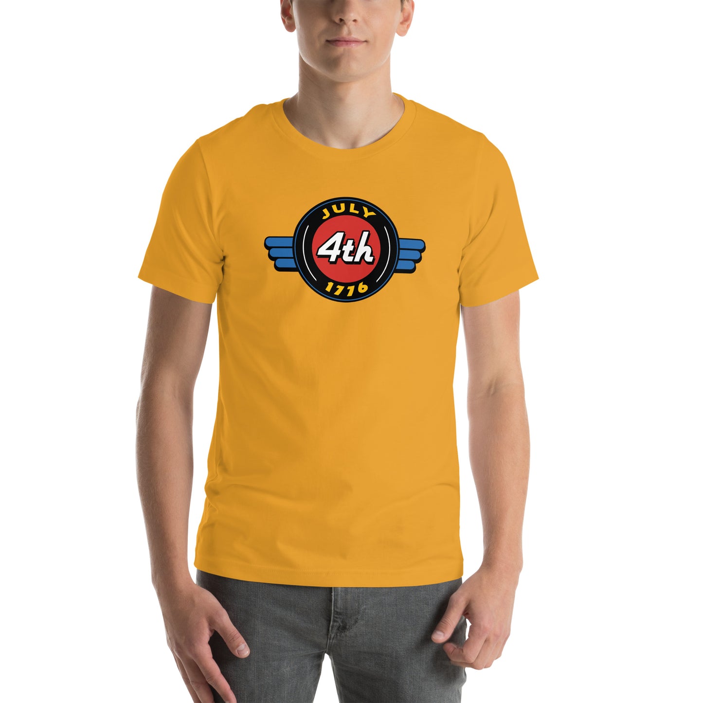 July 4th 1776 Retro Sign- Unisex t-shirt